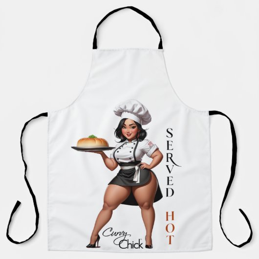 熱く出される エプロン (正面)