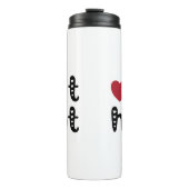 熱く愛するハート タンブラー (正面)