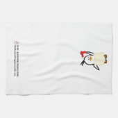 熱く熱い熱い-台所かBath Handtowel キッチンタオル (横)