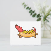 熱く犬おもしろいな犬 ポストカード (スタンド正面)