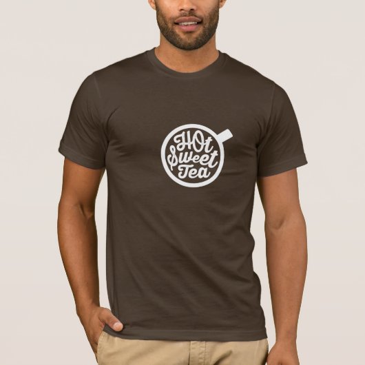 熱く甘い茶。 すべてを申し分なく作ります Tシャツ (正面)