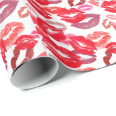 熱く赤いキス ラッピングペーパー (ロールコーナー)