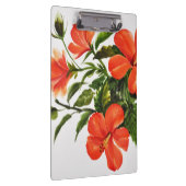 熱く赤いハイビスカス クリップボード (右)