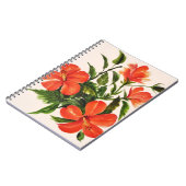 熱く赤いハイビスカス ノートブック (左側)