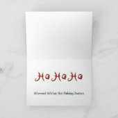 熱く、ぴりっとする休日の挨拶 シーズンカード (内部)