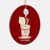 熱く、高温多湿 セラミックオーナメント (右)