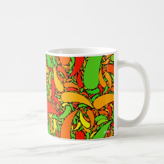 熱く、peppery コーヒーマグカップ (右)