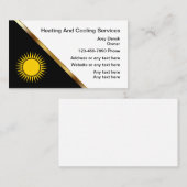 熱し、冷却の名刺 名刺 (正面/裏面)