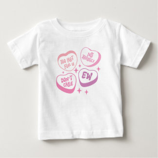 熱すぎてダメ、いいえ、ありがとう、気にしない、うえ〜 ベビーTシャツ