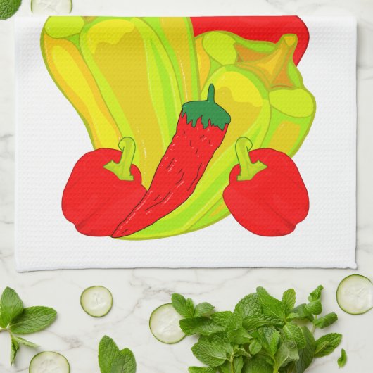 熱すぎる！ キッチンタオル (折り畳み)