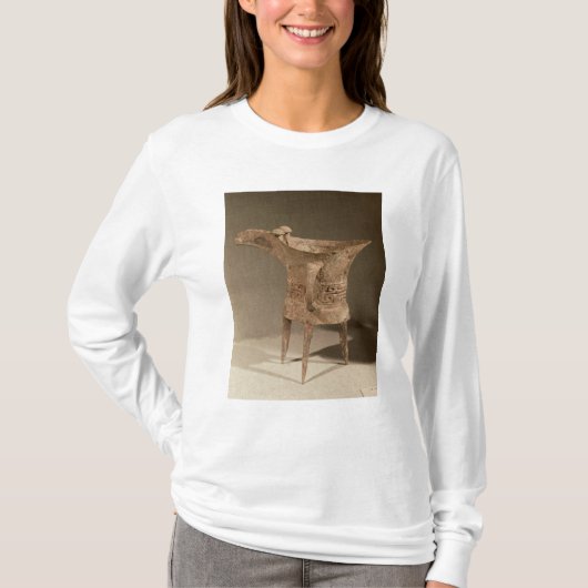 熱するワインのための三本足の「chueh」の容器 tシャツ (正面)