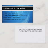 熱する冷却の名刺 名刺 (正面/裏面)