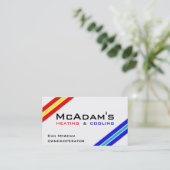 熱する冷却HVACのヒートポンプの炉交互計算 名刺 (スタンド正面)