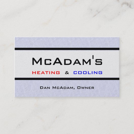 熱する冷却HVACのヒートポンプの炉交互計算Platnum 名刺 (正面)