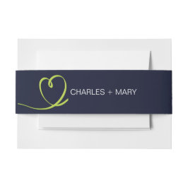 熱と熱帯離れの花 招待状ベリーバンド