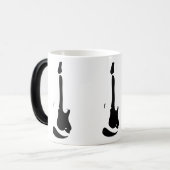 熱によって活動化させる現われるギターのマグ モーフィングマグカップ (正面左)