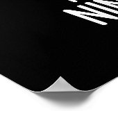 熱の場合は、9ファンファンファンファンプンダークBG ポスター (角)