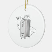 熱はついています セラミックオーナメント (左)