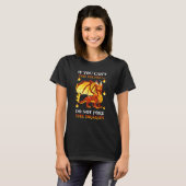 熱もしは取れないドラゴンFを突っ込まない Tシャツ (正面フル)