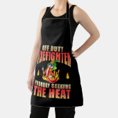 熱を求めて意気揚々と非番の消防士 エプロン (インサイチュ)