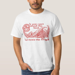 熱を立てることができなかったらくすぐらないで下さい Tシャツ