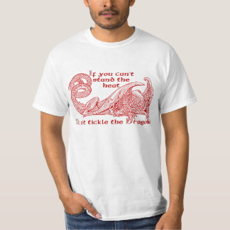 熱を立てることができなかったらくすぐらないで下さい Tシャツ