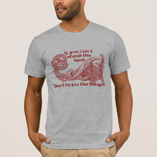 熱を立てることができなかったらくすぐらないで下さい Tシャツ