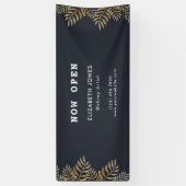 熱エレガント帯メイクアーティストビジネス 横断幕 (縦)