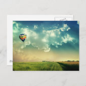 熱カスタマイズ気球 ポストカード (正面/裏面)