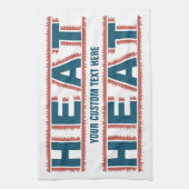 熱カスタム手拭 キッチンタオル (縦)