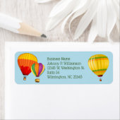 熱カラフル気球スポーツ旅行カスタム ラベル (インサイチュ)