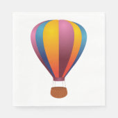 熱カラフル気球ナプキン スタンダードランチョンナプキン (正面)