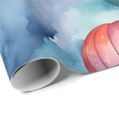 熱カラフル気球パターン ラッピングペーパー (ロールコーナー)