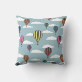 熱カラフル気球 クッション (裏面)