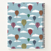 熱カラフル気球 ノートブック (裏面)