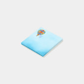 熱カラフル気球 ポストイット (アングル)