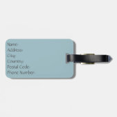 熱カラフル気球 ラゲッジタグ (裏面横)