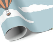 熱カラフル気球 ラッピングペーパー (ロールコーナー)