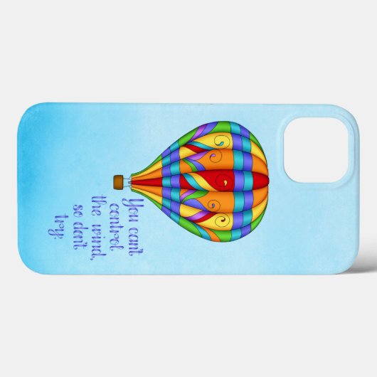 熱カラフル気球 Case-Mate iPhoneケース (裏面 (横))