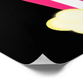 熱クラシックバター入りポップコーン映画ポスター ポスター (角)