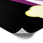 熱クラシックバター入りポップコーン映画ポスター ポスター (角)