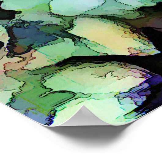 熱クールい砂漠の中のヒュード・バロの尾 ポスター (角)