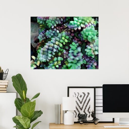 熱クールい砂漠の中のヒュード・バロの尾 ポスター (ホームオフィス)