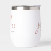 熱タンブラーになってくれてありがとう (左面)