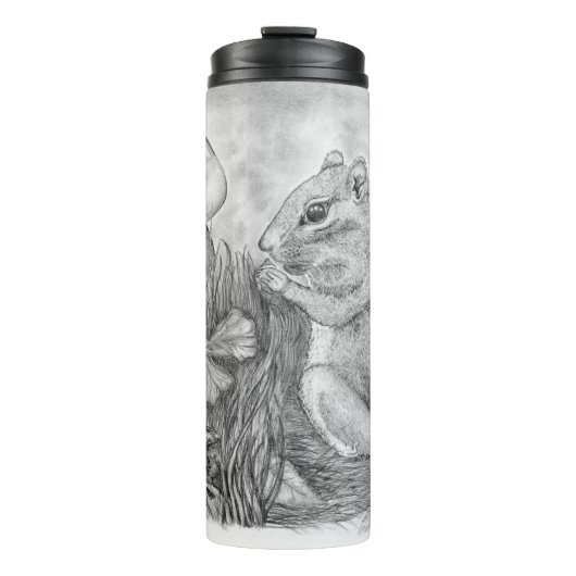 熱タンブラーにチップマンクをニブル タンブラー (正面)