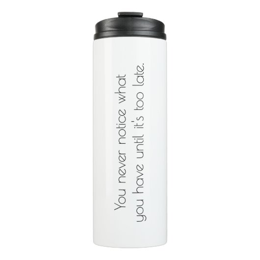 熱タンブラーに気づかないこと タンブラー (正面)