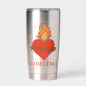 熱タンブラーを愛さなければ知識は役に立たない 保温保冷タンブラー (正面)