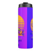 熱タンブラー付きビーチデザイン タンブラー (正面)