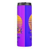 熱タンブラー付きビーチデザイン タンブラー (裏面)