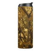 熱タンブラー秋の塊状ツリー黄色 タンブラー (回転左)